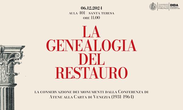 LA GENEALOGIA DEL RESTAURO