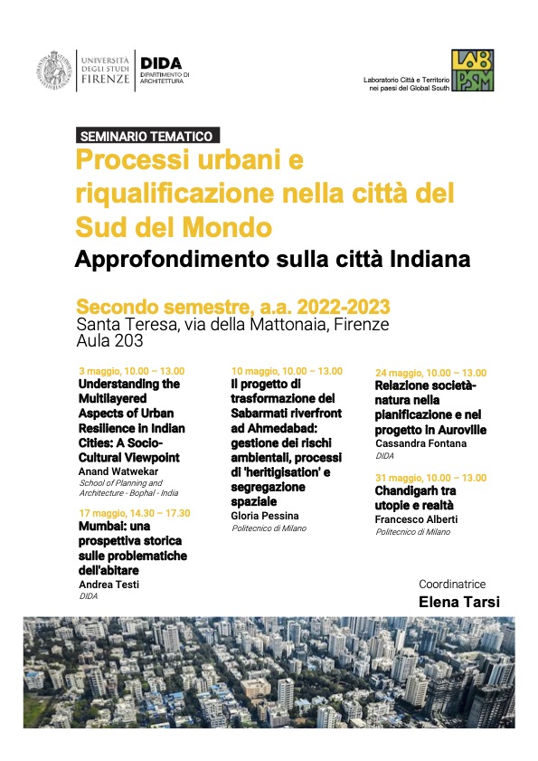 PROCESSI URBANI E RIQUALIFICAZIONE NELLA CITTÀ DEL SUD DEL MONDO